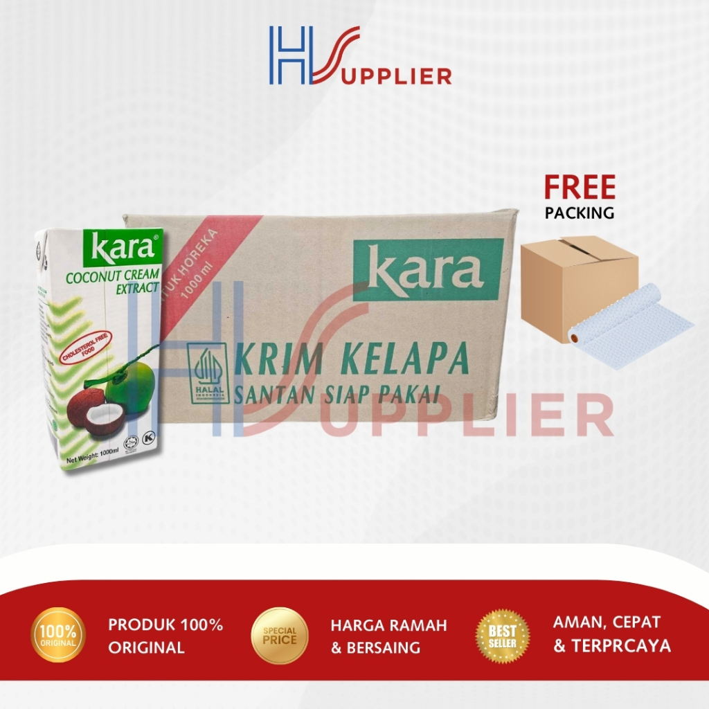 

Santan Cair (Coconut Milk) Kara UHT 1000ml (Karton)