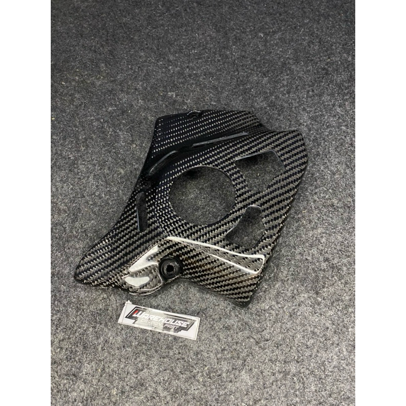 Tutup cover gear ninja rr new old carbon kevlar