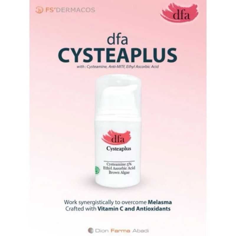 dfa cysteaplus mengatasi flek