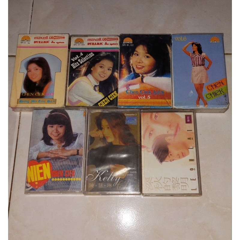 kaset Mandarin CHEN CIEK Vol. 3 : Huang Mei Tiau Hits / CHEN CIEK-Hits Selection Vol. 4 / CHEN CIEK-