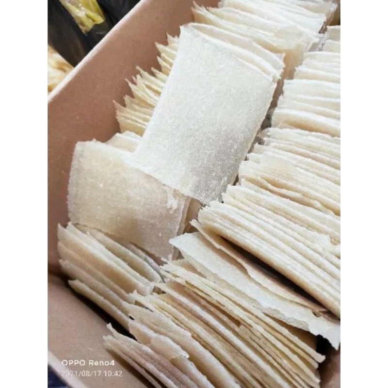 

Kerupuk Gendar Ketan / Kerupuk Puli ketan 250gr