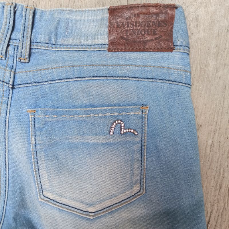 jeans denim EVISU slim stretch