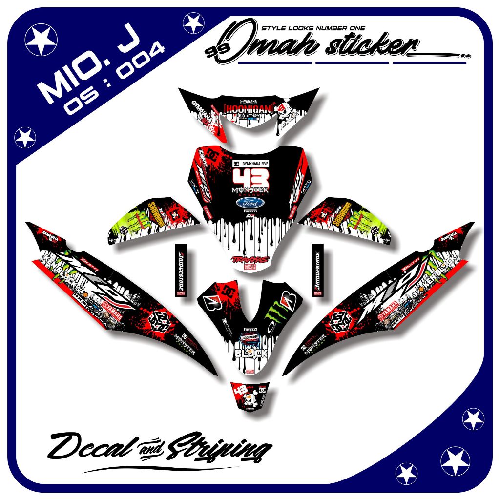 decal mio j full body .stiker decal mio j full body. ADT.004