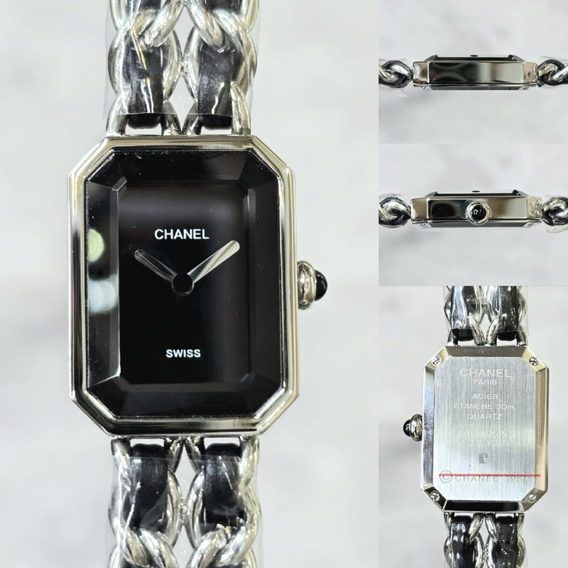 JAM TANGAN CHANEL WANITA BLACK SILVER 21mm MODEL GELANG PREMIUM JAPAN AAA #Jamtanganwanita #Jamtanga