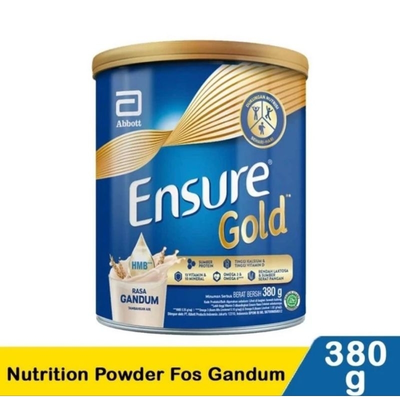 

Ensure Gold 380 gram Gandum / Susu Nutrisi Dewasa Lansia 380gr