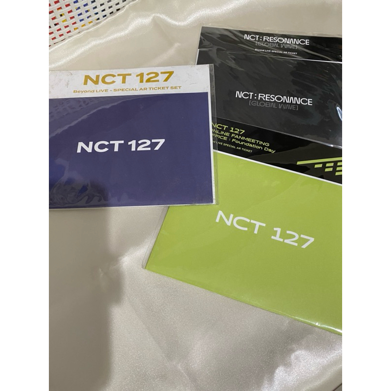 Official AR Ticket Set Jungwoo NCT 127 Unsealed (Beyond live 2020, Online Fanmeet Office Foundation 