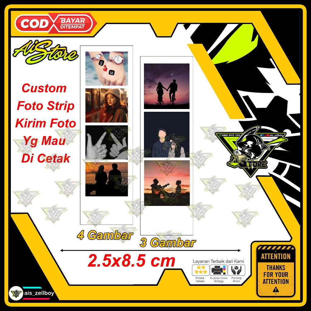 Foto Strip Mini Custom