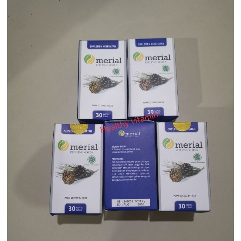 Merial Red Pine Korea Pinus Merah Hipertensi Kolesterol