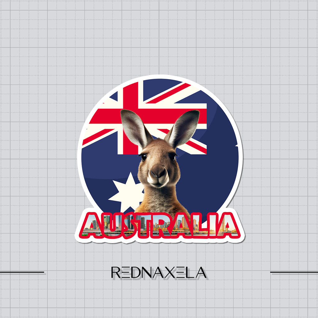 

Stiker Vinyl Country Australia 1 Stiker Koper Outdoor Travel Sticker