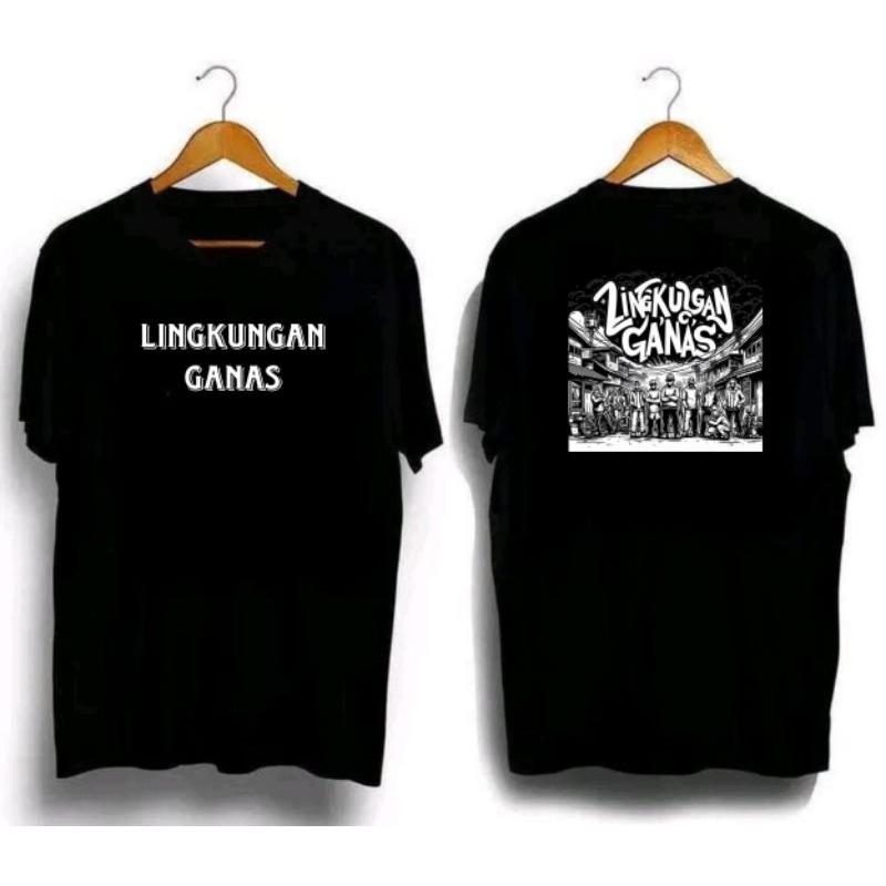 KAOS LINGKUNGAN GANAS SABLON DTF