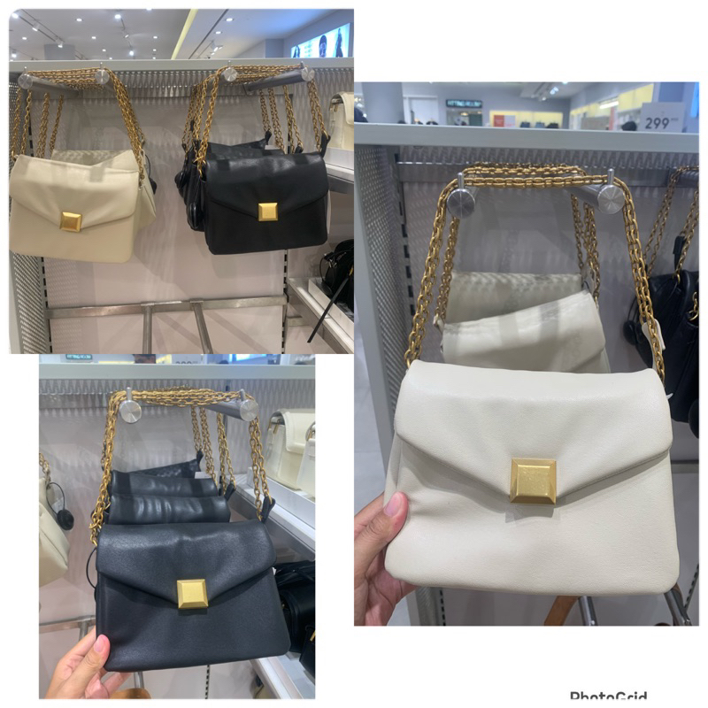 slingbag croco bag h&m handdel bag new bahan tebal waffle bagtweed freepaperbag |jastip_titipoutfit