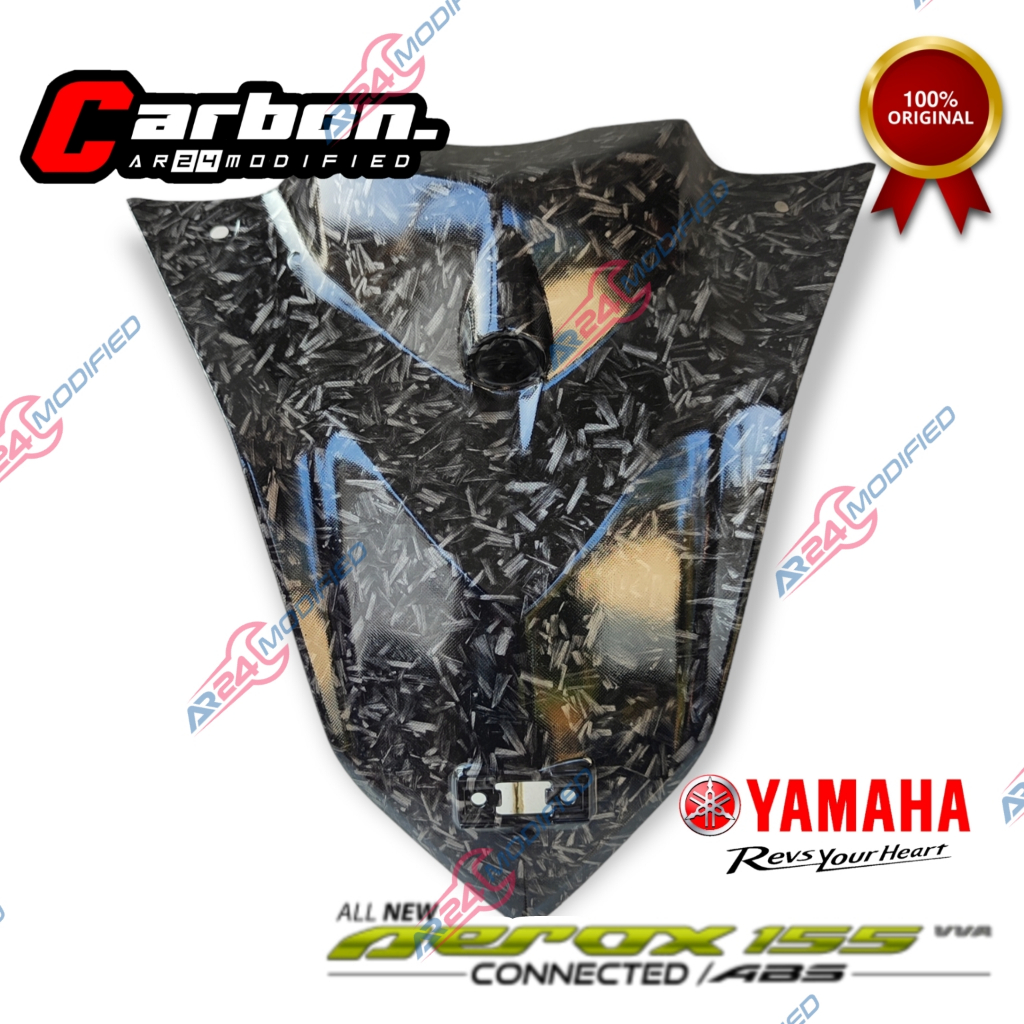 Cover panel depan Dasi Aerox New Connected Carbon WTP motif Forged