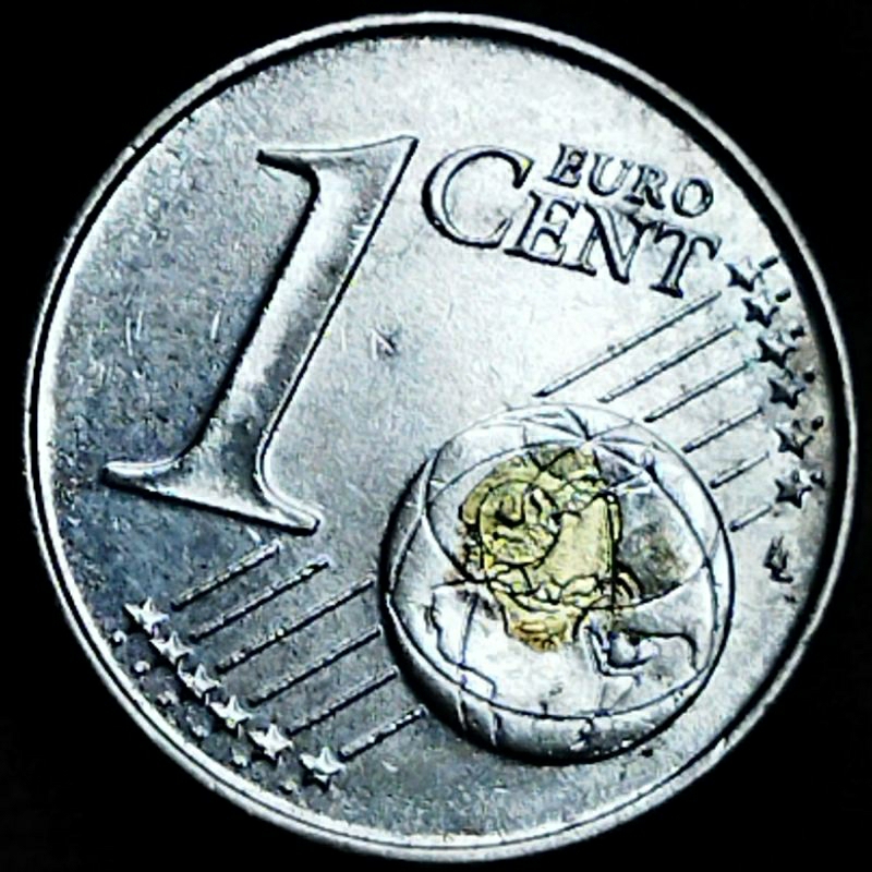 1 euro cent 2013 j jerman coin error