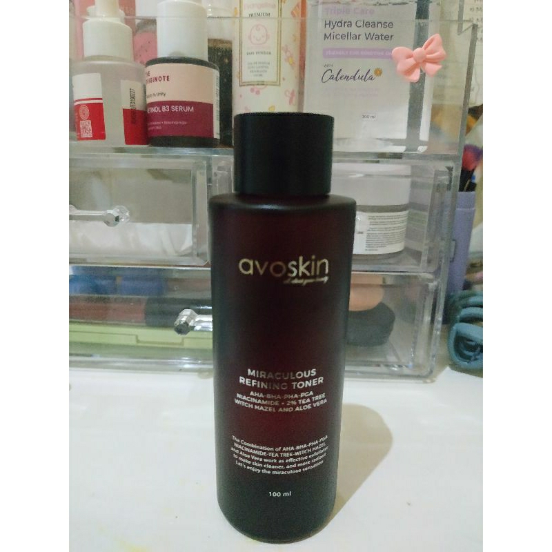 AVOSKIN EXFO TONER 100ml MASIH BARU DAN UTUH