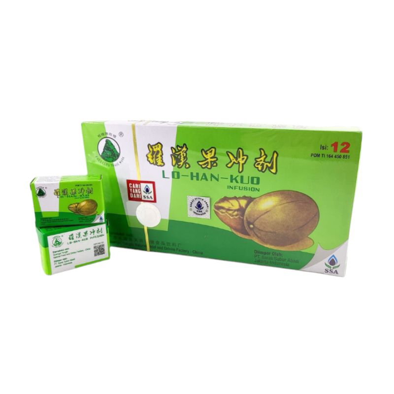 

LO HAN KUO INFUSION (SSA) / LUO HAN GUO LOHANKUO OBAT SERAK BATUK Lo Han Kuo Infusion