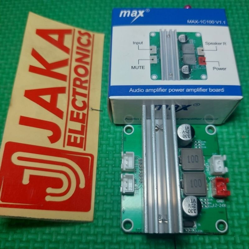 Kit Power Class D Mono Dc 12-24v 100w MAX-1C100 V1.1