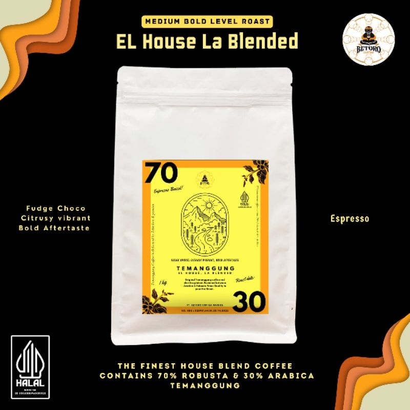 

KOPI HOUSE BLEND TEMANGGUNG 70:30 (Robusta:Arabica)