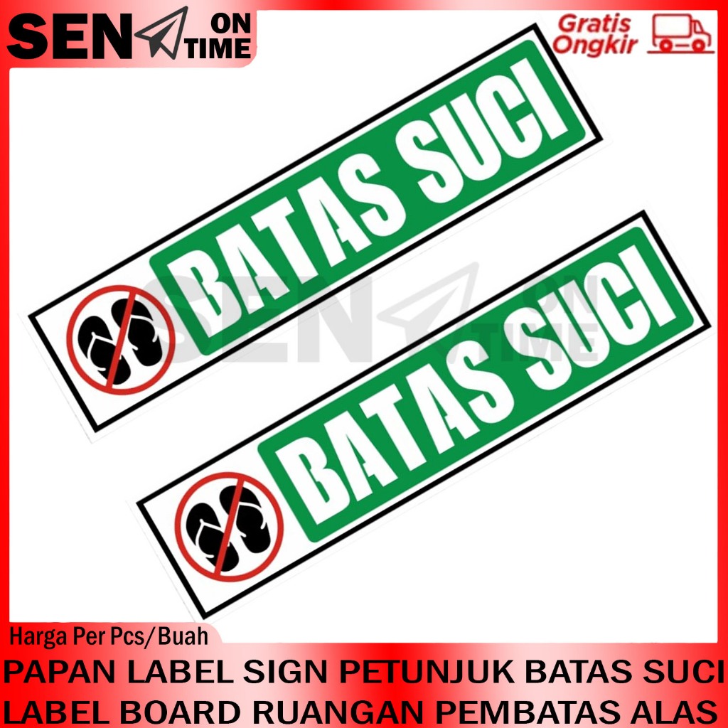 

Papan Akrilik Petunjuk Batas Suci Sign Board Stiker Tulisan Pembatas Sandal Sepatu Ruangan Akerilik Label Lebel Lable Acrilyc Kuat Tempel Kaca Label Lengket Double Tape Gantung Rumah Kantor Masjid Musholla Boyko BQ