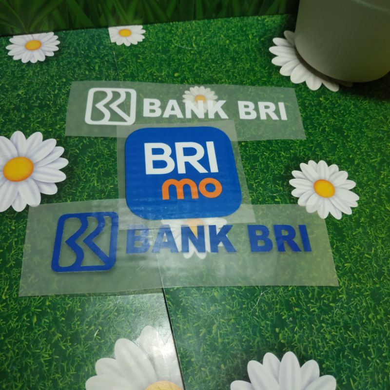 

DTF (SABLON SETRIKA) LOGO BRI, BRIMO, & BRILINK