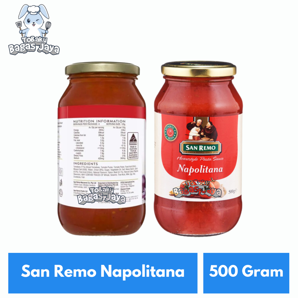 

Saus San Remo Napolitana 500 Gram