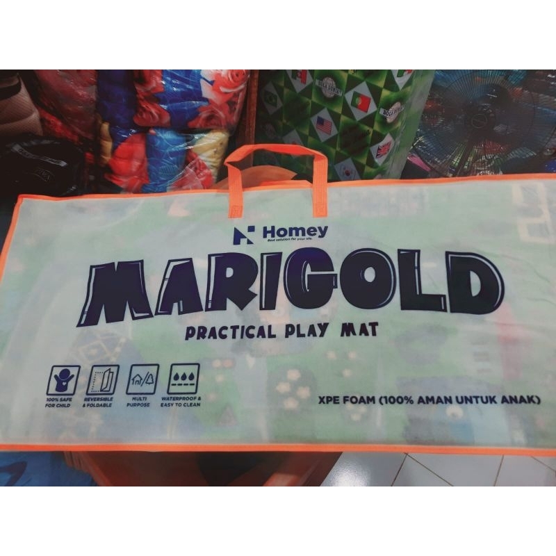 TIKAR BUSA ANAK BOLAK BALIK PLAYMATE MARIGOLD BY EVAMATIC 180 x 200 8mm