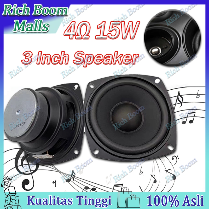 3 inch 4ohm 15w Mini subwoofer speaker Mini speaker tweeter Speaker 3 inch 4 ohm 15 watt fullrange h