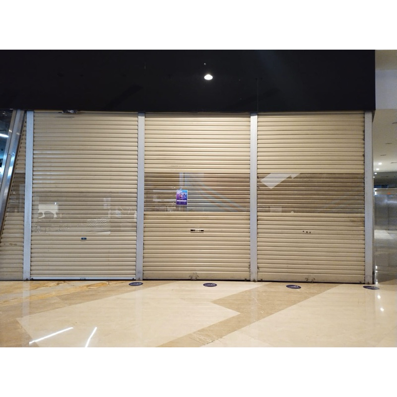 Rolling door one sheet kombinasi