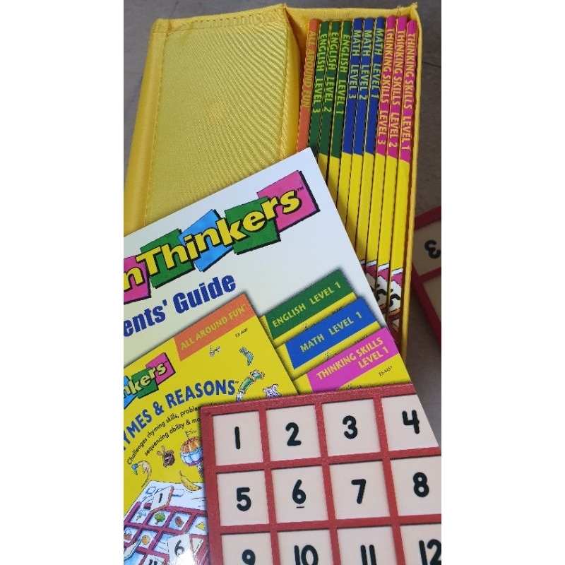 Grolier Fun Thinker kids learning book | brain developer | brain stimulation | brain games