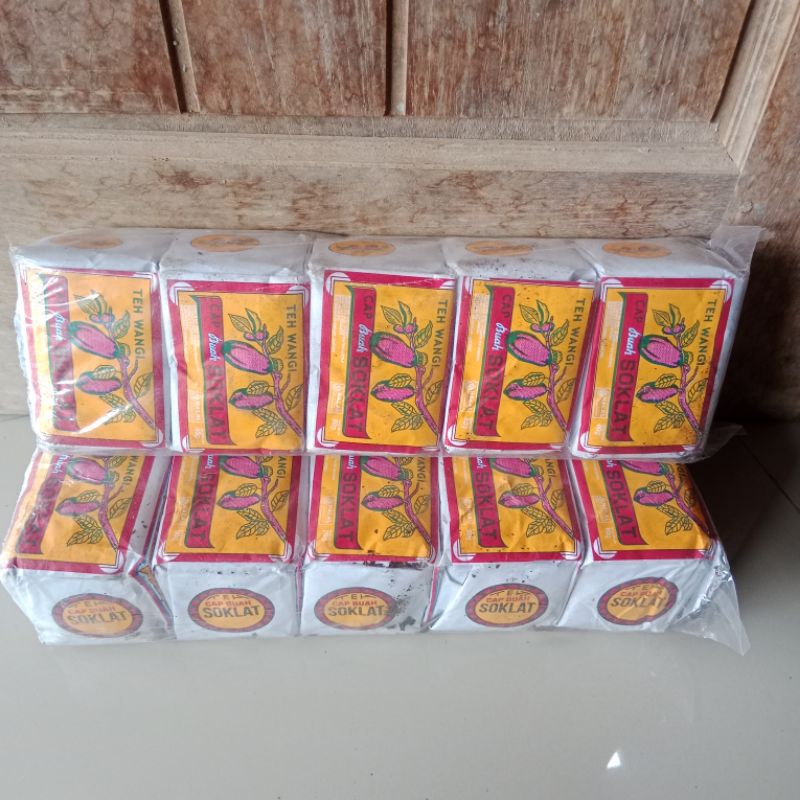 

Teh Tubruk Teh Soklat Teh Buah Soklat Khas Wonogiri ecer 1 pcs @80gr