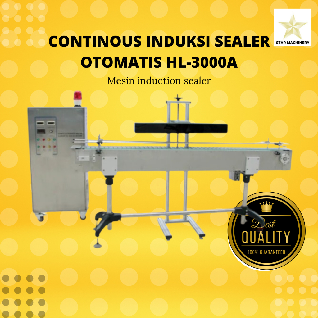 Mesin induction sealer continous induksi sealer otomatis HL-3000A