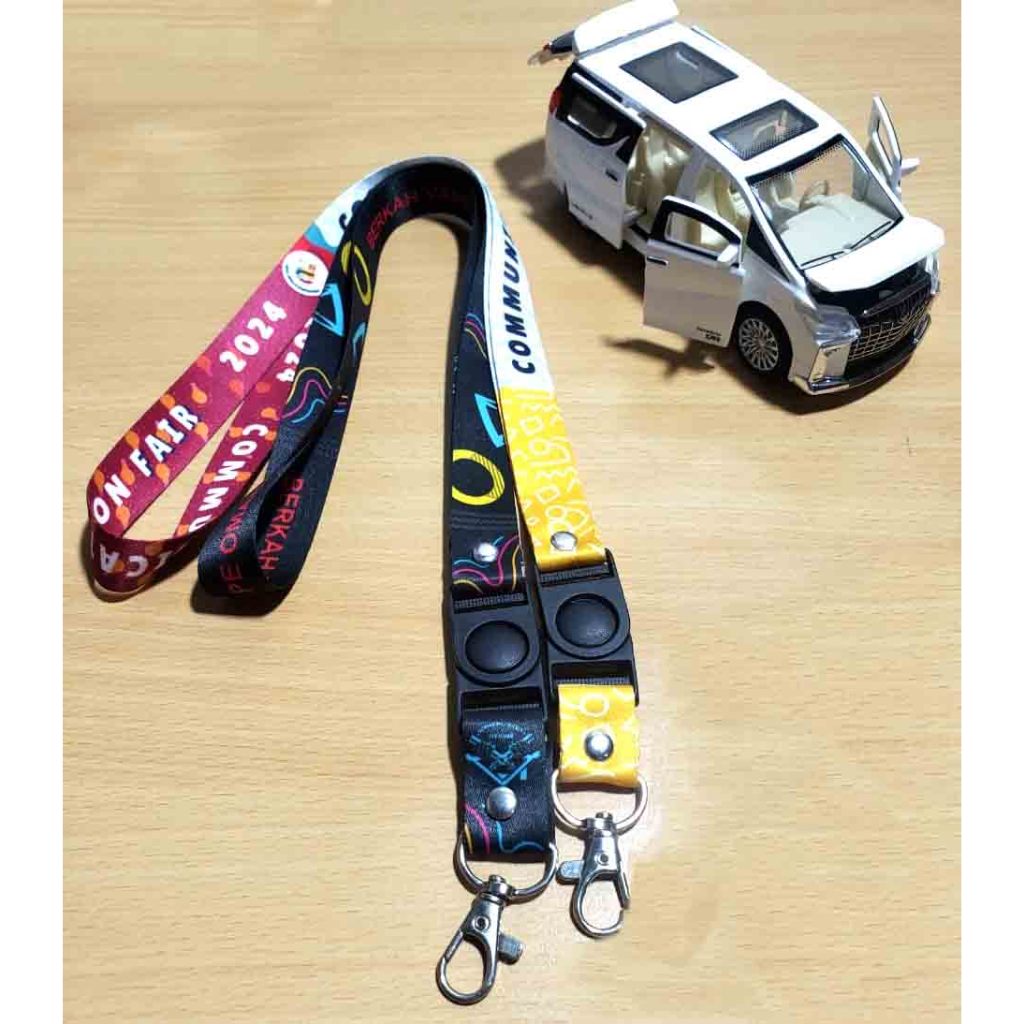 

CETAK TALI LANYARD PRINTING eceran SUBLIM 2 MUKA 2 CM
