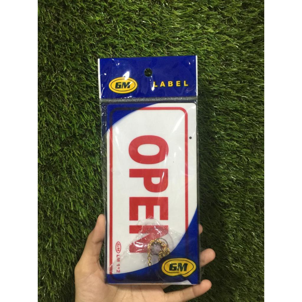 

GM LABEL OPEN CLOSE LM-112 MEDIUM / Label GM Medium Open / Close bolak balik gantung