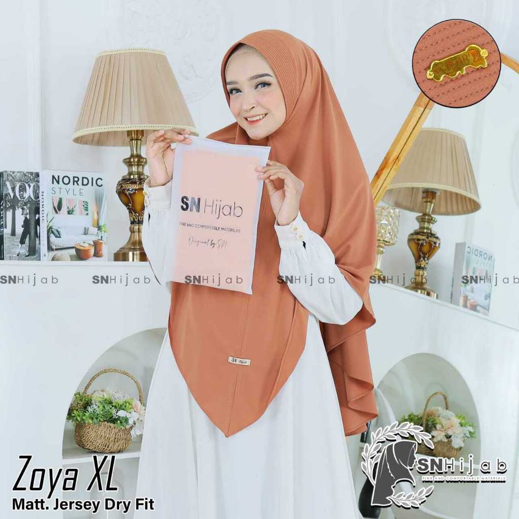 Hijab instan bergo Zoya XL original SN hijab