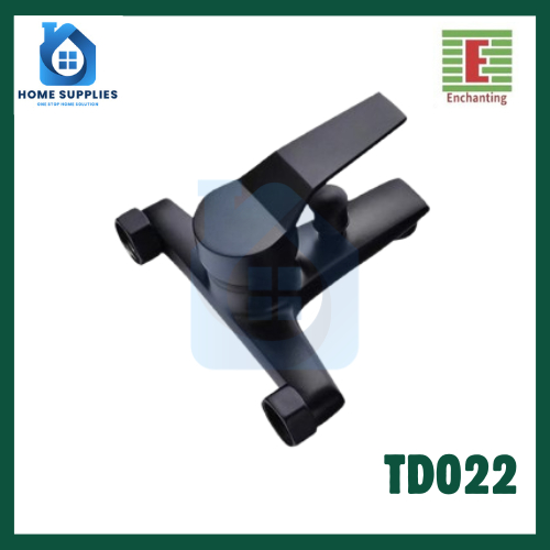 Keran Shower Air Panas dan Dingin Minimalis Warna Hitam - Europe Enchanting Tidal TD022