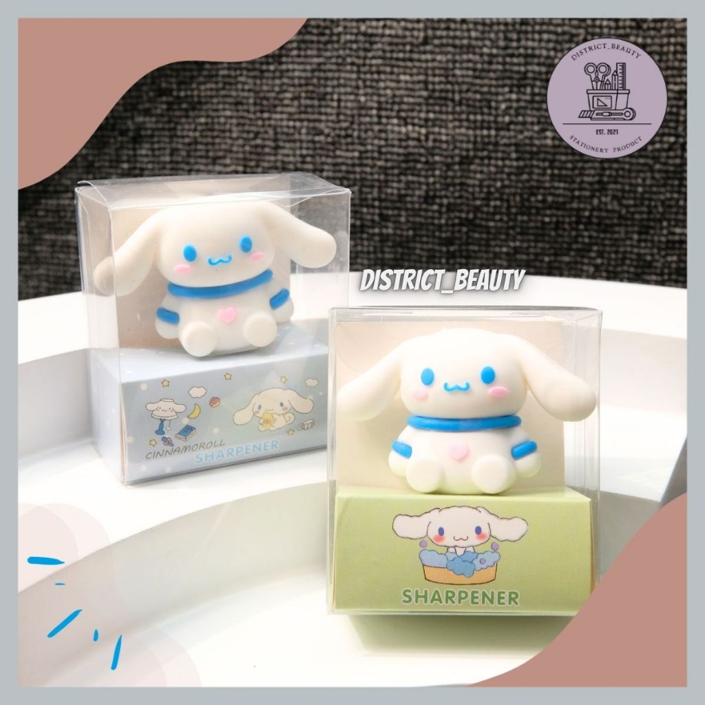 

RAUTAN MINIATUR CINNAMOROL SERUTAN PENSIL MOTIF 3D SANRIO CINNAMOROL WHITE