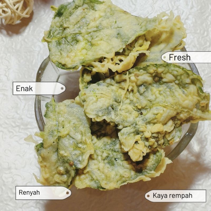 

[CAMILAN LEBARAN] KERIPIK BAYAM 250g KAYA REMPAH/ GURIH / RENYAH/ BY PARERIA