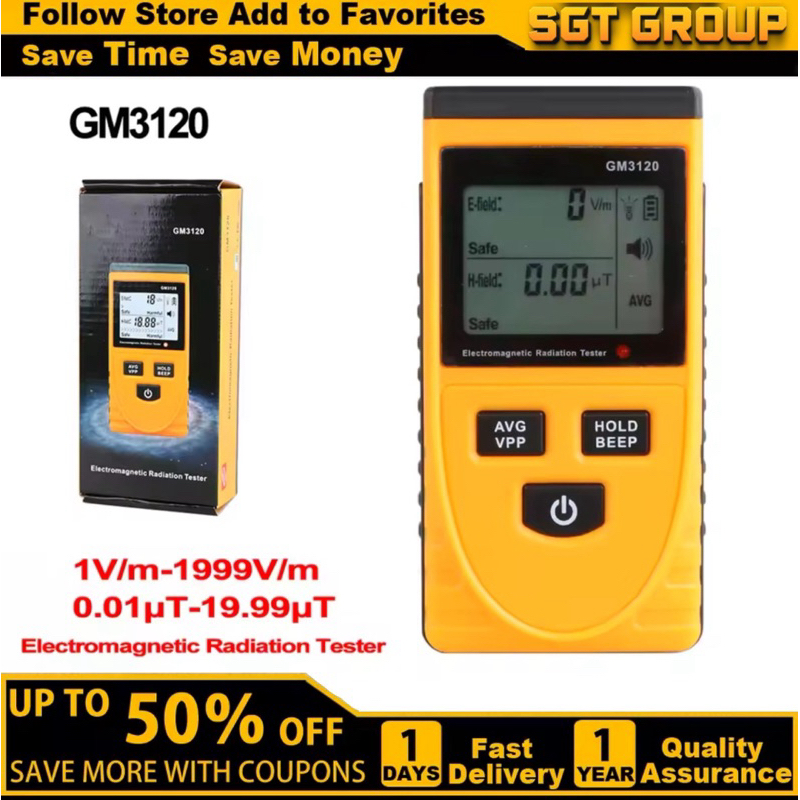 Benetech GM3120 Alat Pendeteksi Radiasi Detektor Alat Ukur Radiasi Ori