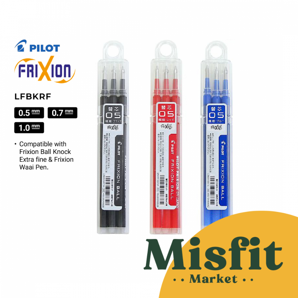 

Pilot LFBKRF Ink Refill for Frixion Waai 0.5 mm Refil Isi Ulang Tinta Pulpen