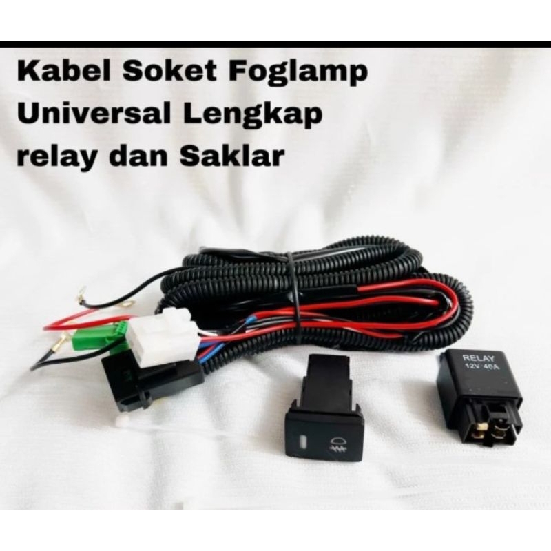 Kabel set Foglamp Universal Avanza Xenia Agya Ayla Calya Sigra Rush Terios