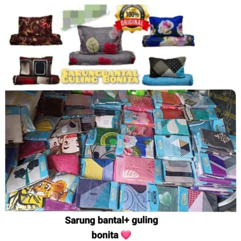 Sarung bantal dan guling Bonita