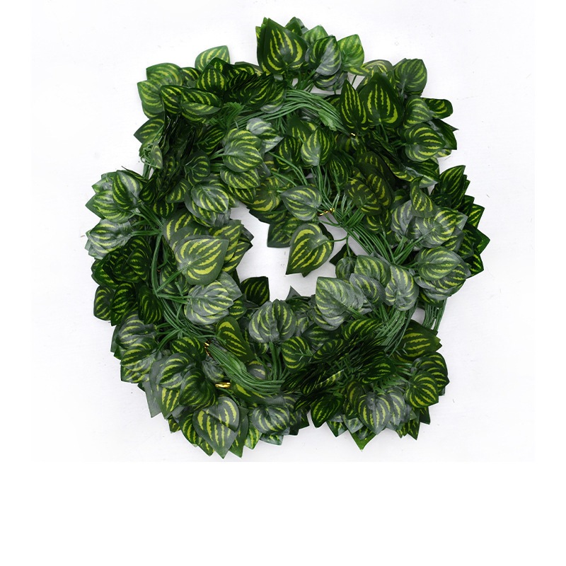 12PCS DAUN ANGGUR KECIL HIAS / DAUN ARTIFICIAL / DAUN RAMBAT PLASTIK GANTUNG / DAUN ANGGUR HIASAN