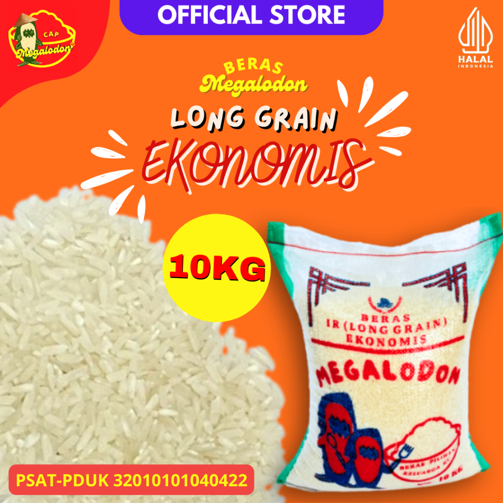 

Beras Cap Megalodon Ekonomis 10 Kg Termurah & Kualitas Tinggi