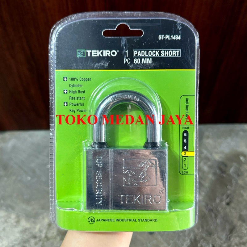 GEMBOK TEKIRO LAHAR PENDEK 60 MM TEKIRO GEMBOK LEHER PENDEK 60 MM