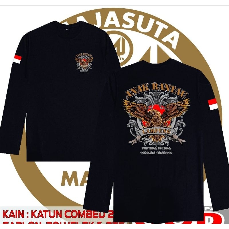 KAOS LENGAN PANJANG ANAK RANTAU LAMPUNG MODEL GARUDA
