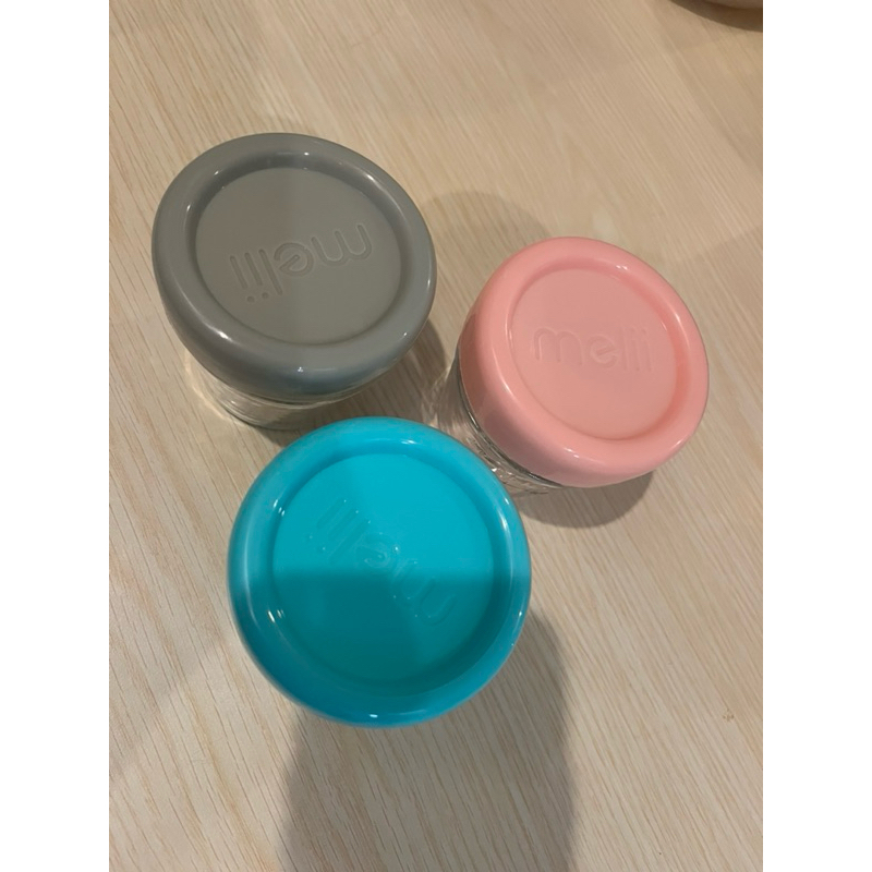 container mpasi kaca tahan panas preloved