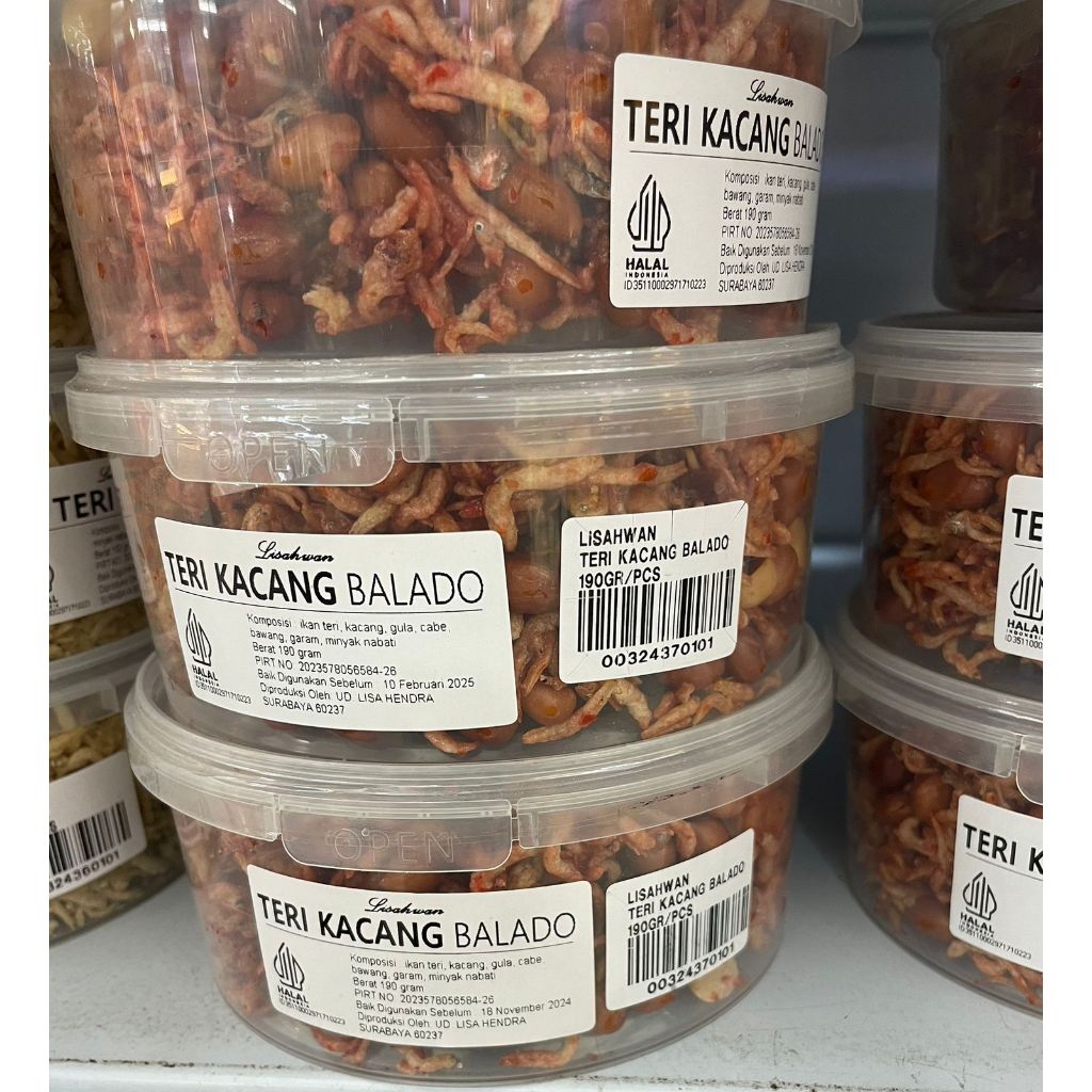 

teri kacang balado 190gr