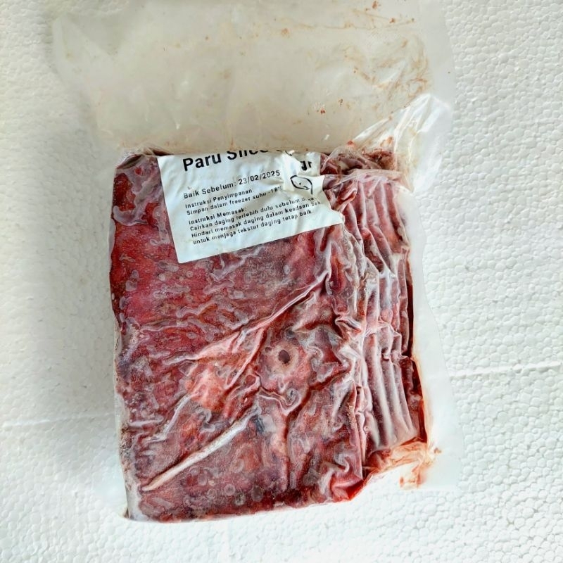 

Daging Sapi Slice Paru (500gram)