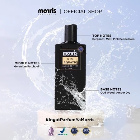 RB Morris Eau De Parfum Black Edition 100ml Parfum Pria Morris Parfum Pria