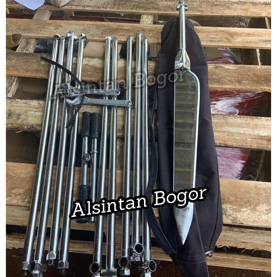 Alat Bor Sampling Tanah Gambut Kedalaman 10 Meter - Bor Gambut Parang / Klewang