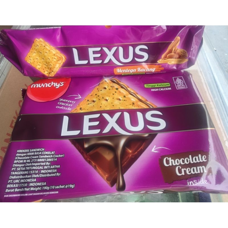 

Biskuit Lexus Munchys isi 10sachet Kue Kering Berkrim